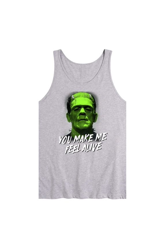 Classic Monsters - Frankenstein - You Make Me Feel Alive - Men's Jersey Tank Top