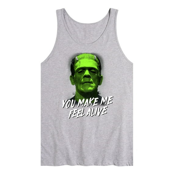 Classic Monsters - Frankenstein - You Make Me Feel Alive - Men's Jersey Tank Top