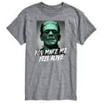 thumbnail image 1 of Classic Monsters - Frankenstein - You Make Me Feel Alive - Shaded Background - Men's Short Sleeve Graphic T-Shirt, 1 of 4