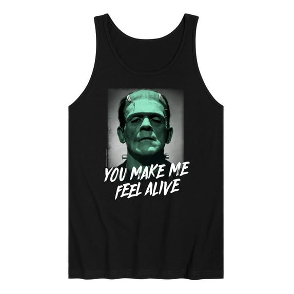 Classic Monsters - Frankenstein - You Make Me Feel Alive - Shaded - Men's Jersey Tank Top