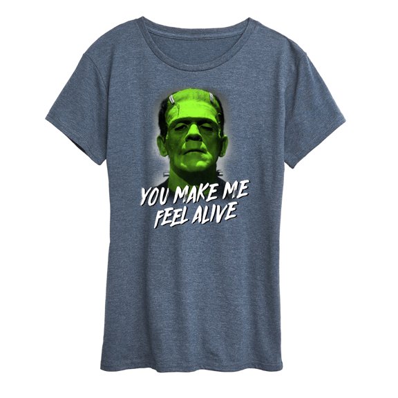 Classic Monsters - Frankenstein - You Make Me Feel Alive - Women's Short Sleeve Graphic T-Shirt