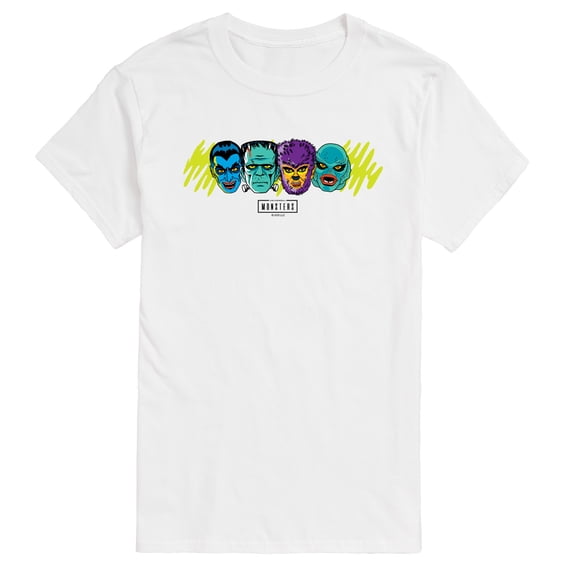 Classic Monsters - Horizontal Chest - Men's Short Sleeve Graphic T-Shirt