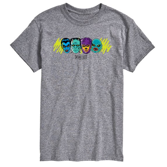 Classic Monsters - Horizontal Chest - Men's Short Sleeve Graphic T-Shirt