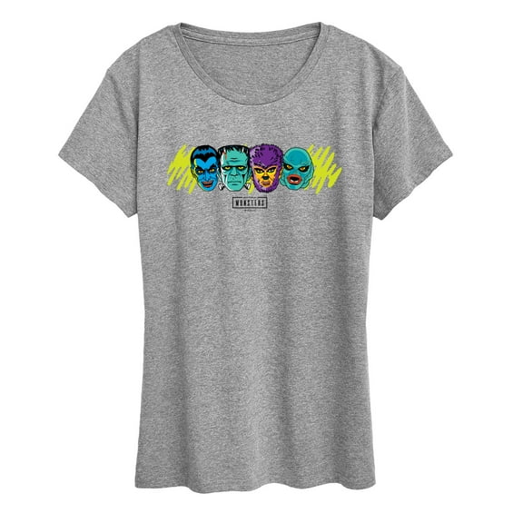 Classic Monsters - Horizontal Chest - Women's Short Sleeve Graphic T-Shirt