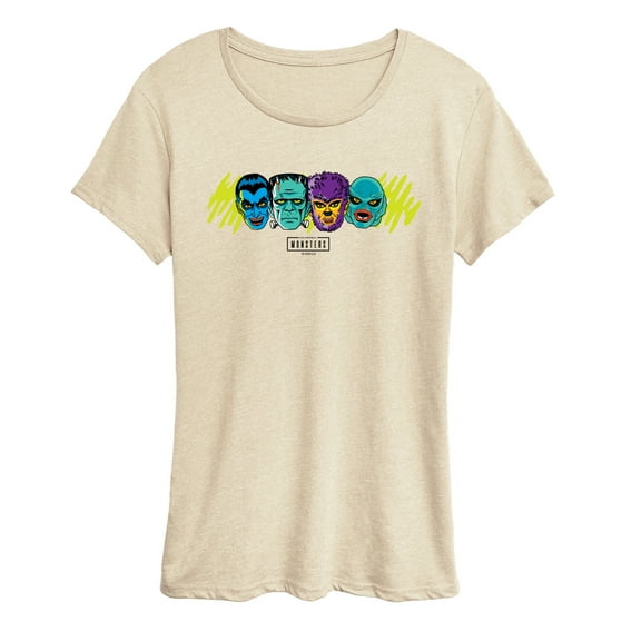 Classic Monsters - Horizontal Chest - Women's Short Sleeve Graphic T-Shirt