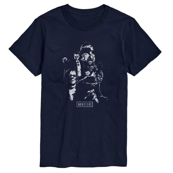 Classic Monsters - Monster Collage - Men's Short Sleeve Graphic T-Shirt