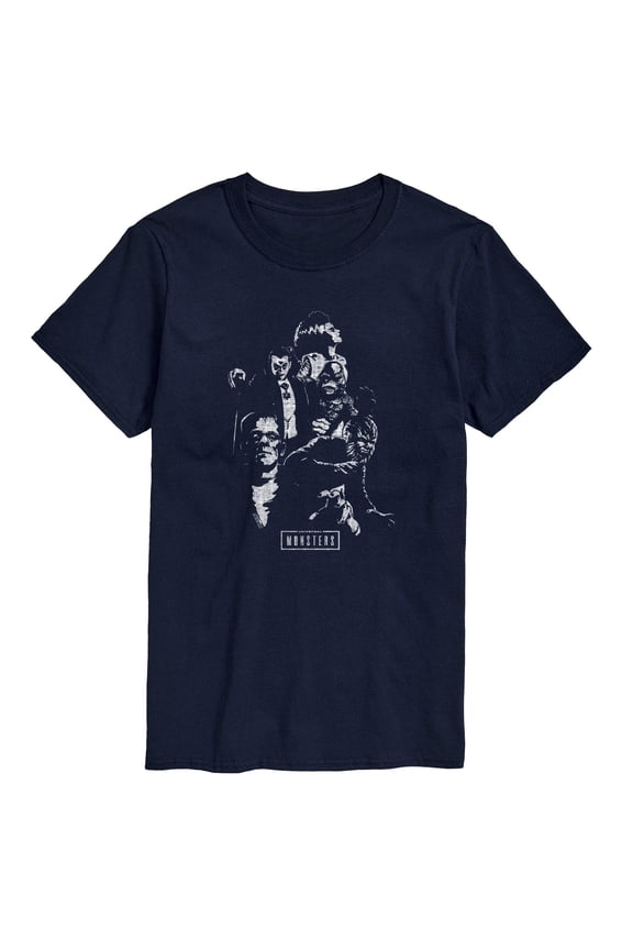 Classic Monsters - Monster Collage - Men's Short Sleeve Graphic T-Shirt