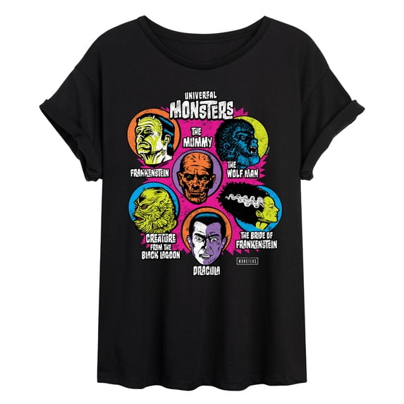 Universal - Monster Heads Women's Relaxed Fit T-Shirt