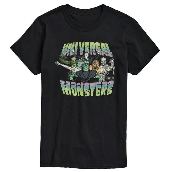 Classic Monsters - Monsters Collage - Men's Short Sleeve Graphic T-Shirt