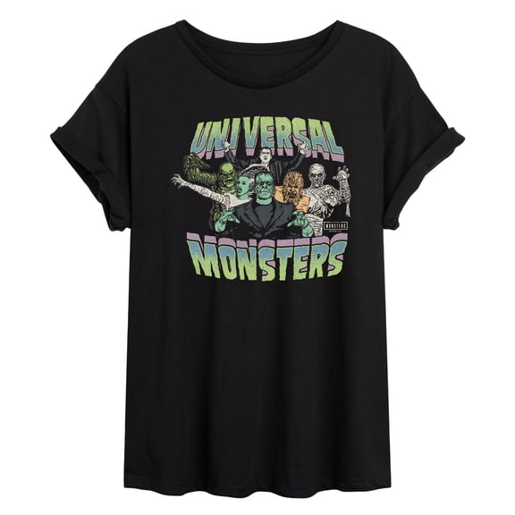 Classic Monsters - Monsters Collage - Women's Graphic T-Shirt