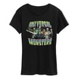 thumbnail image 1 of Classic Monsters - Monsters Collage - Women's Short Sleeve Graphic T-Shirt, 1 of 4
