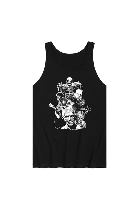Classic Monsters - Popular Monsters of All Movies - Men's Jersey Tank Top
