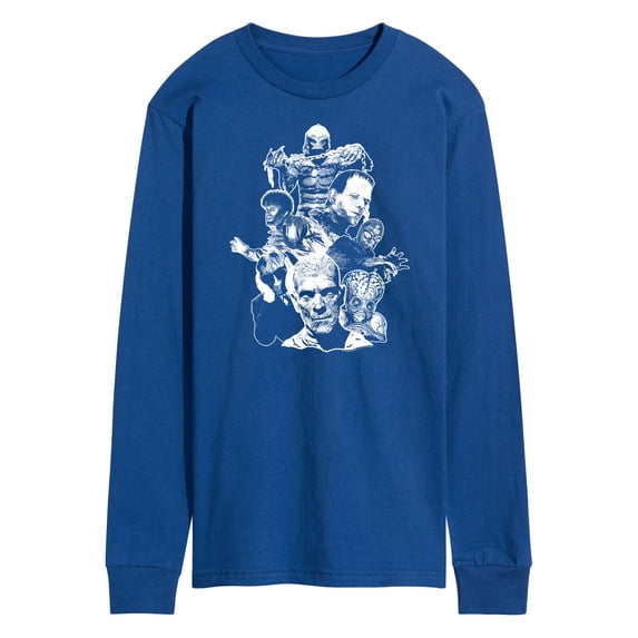 Classic Monsters - Popular Monsters of All Movies - Men's Long Sleeve T-Shirt