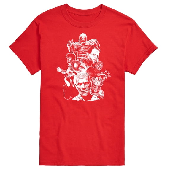 Classic Monsters - Popular Monsters of All Movies - Men's Short Sleeve Graphic T-Shirt