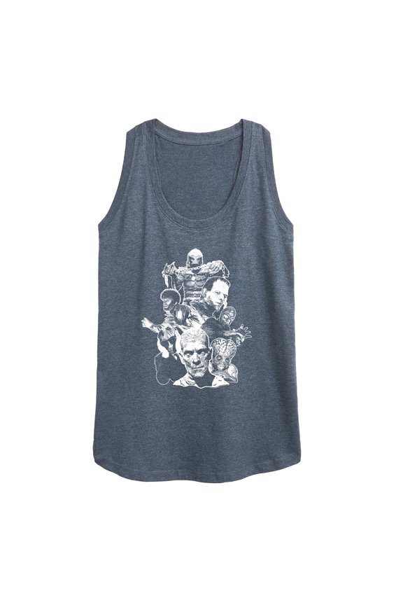 Classic Monsters - Popular Monsters of All Movies - Women's Racerback Tank Top