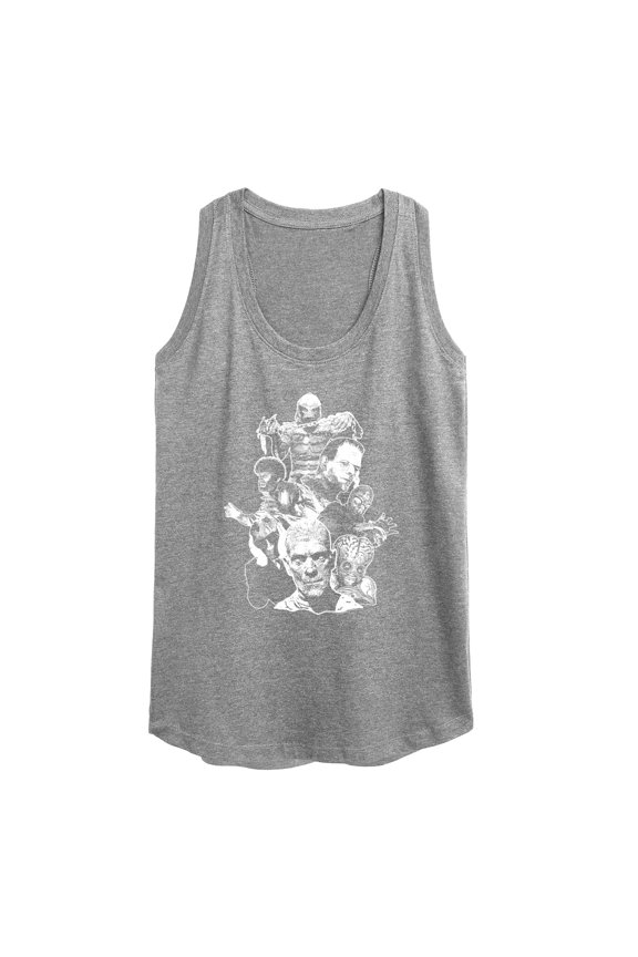 Classic Monsters - Popular Monsters of All Movies - Women's Racerback Tank Top