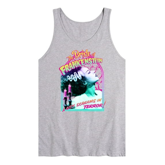 Classic Monsters - The Bride of Frankenstein - A City Screams in Terror - Men's Jersey Tank Top