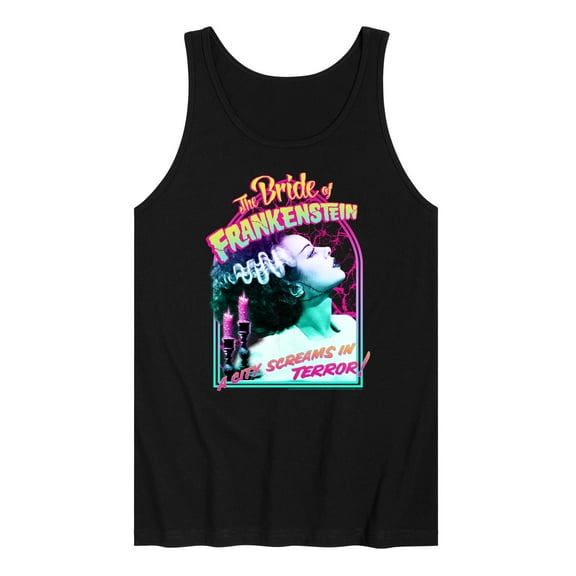 Classic Monsters - The Bride of Frankenstein - A City Screams in Terror - Men's Jersey Tank Top