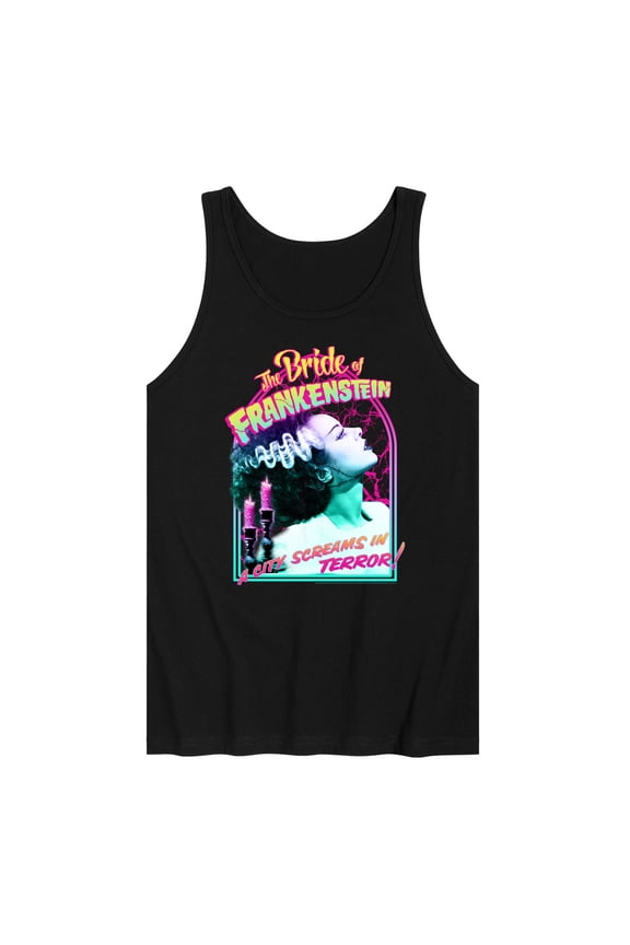 Classic Monsters - The Bride of Frankenstein - A City Screams in Terror - Men's Jersey Tank Top