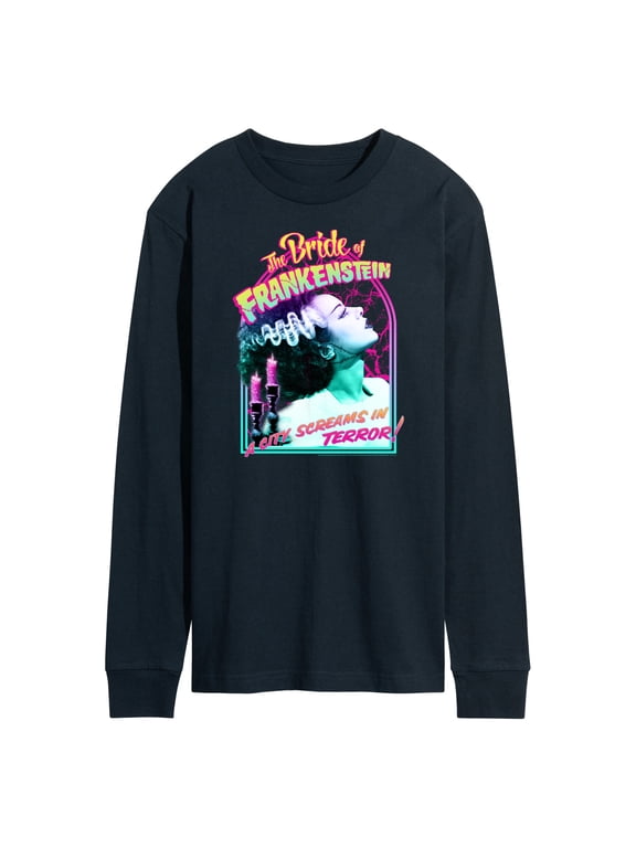- The Bride of Frankenstein Men's Long Sleeve Graphic T-Shirt