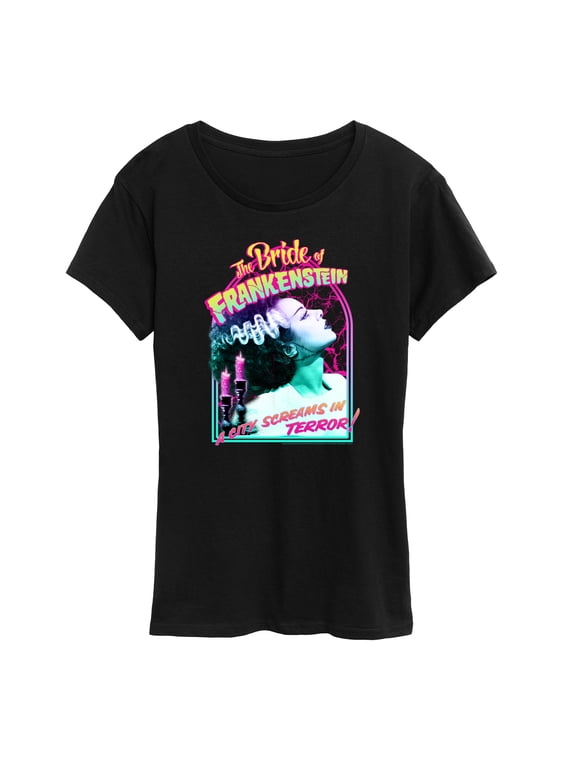 - The Bride of Frankenstein Women's Short Sleeve Graphic T-Shirt