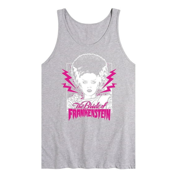 Classic Monsters - The Bride of Frankenstein - Neon Pink Thunder Bolts - Men's Jersey Tank Top