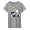 thumbnail image 1 of Classic Monsters - The Bride of Frankenstein - Retro Colors - Lightening Bolt - Women's Short Sleeve Graphic T-Shirt, 1 of 4