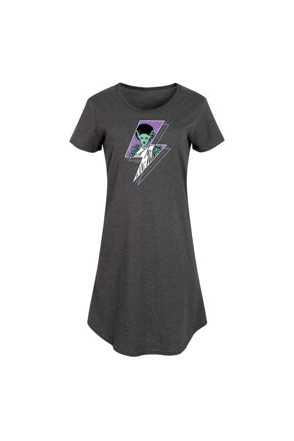 Classic Monsters - The Bride of Frankenstein - Retro Style Lightening Bolt - Comic Style - Women's Any Way Dress