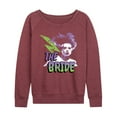 thumbnail image 1 of Classic Monsters - Bride of Frankenstein Retro Lightening Bolt - Women's Lightweight French Terry Long Sleeve Shirt, 1 of 4
