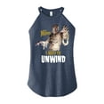 thumbnail image 1 of Classic Monsters - The Mummy - I Need to Unwind - Juniors High Neck Tank Top, 1 of 4