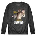 thumbnail image 1 of Classic Monsters - The Mummy - I Need to Unwind - Men's Crew Neck Fleece Pullover, 1 of 1