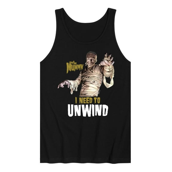 Classic Monsters - The Mummy - I Need to Unwind - Men's Jersey Tank Top