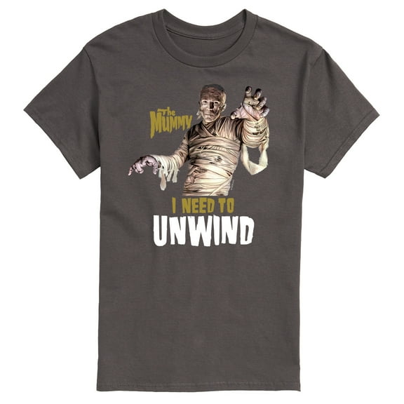 Classic Monsters - The Mummy - I Need to Unwind - Men's Short Sleeve Graphic T-Shirt