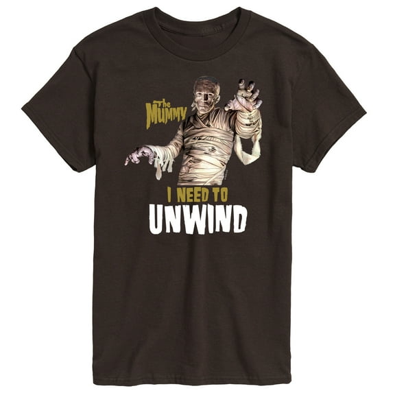 Classic Monsters - The Mummy - I Need to Unwind - Men's Short Sleeve Graphic T-Shirt