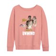 thumbnail image 1 of Classic Monsters - The Mummy - I Need to Unwind - Women's Lightweight French Terry Pullover, 1 of 1