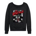 thumbnail image 1 of Classic Monsters - The Wolf Man - Black and White Movie Cover - Women's Lightweight French Terry Long Sleeve Shirt, 1 of 4