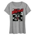 thumbnail image 1 of Classic Monsters - The Wolf Man - Black and White Movie Cover - Women's Short Sleeve Graphic T-Shirt, 1 of 4