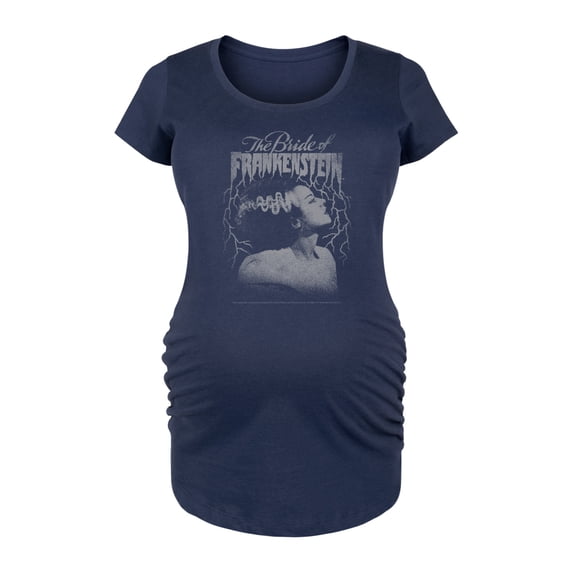 Classic Monsters - Tonal Bride Of Frankenstein - Maternity Scoop Neck Tee