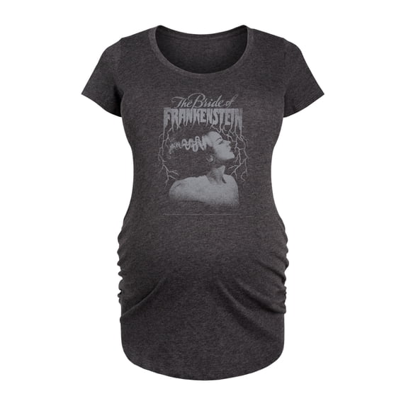 Classic Monsters - Tonal Bride Of Frankenstein - Maternity Scoop Neck Tee