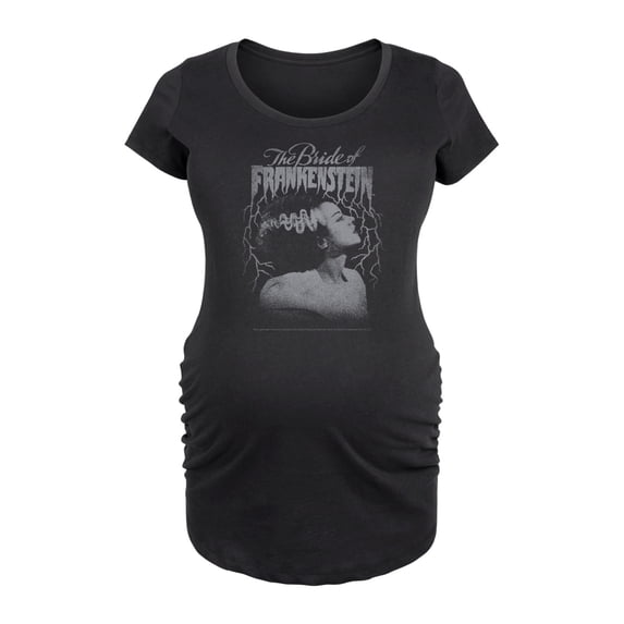 Classic Monsters - Tonal Bride Of Frankenstein - Maternity Scoop Neck Tee