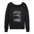 thumbnail image 1 of Universal - Tonal Bride Of Frankenstein Lightweight French Terry Wide Neck Long Sleeve Graphic Shirt, 1 of 4
