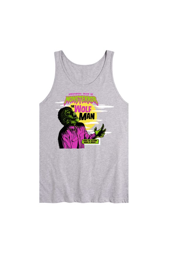 Classic Monsters - Universal Tales of Monsterror - The Wolf Man - When the Autumn Moon is Bright - Men's Jersey Tank Top