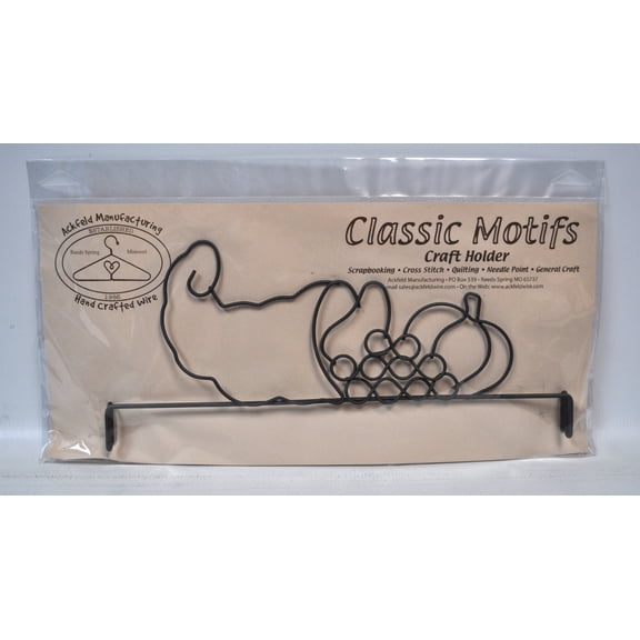 Classic Motifs 12 Inch Cornucopia Header Craft Holder