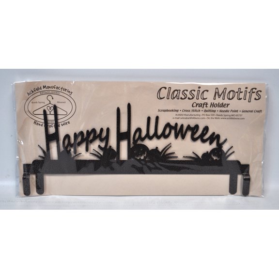 Classic Motifs 12 Inch Happy Halloween Header Craft Holder