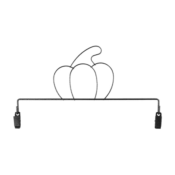 Classic Motifs 12 Inch Pumpkin Craft Hanger With Holding Clips
