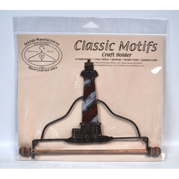 Classic Motifs 7.5 Inch Tin Lighthouse Craft Holder