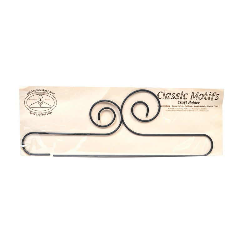16in Double Scroll Split Bottom Silver Tex Hanger Walmart