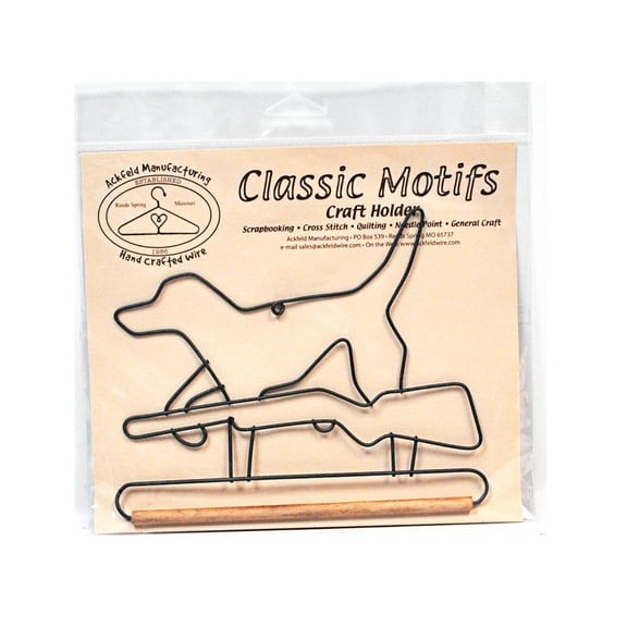 Classic Motifs Hunting Dog 6 Inch Fabric Holder With Dowel