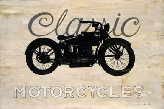 Classic Motorcycle Canvas Art - Arnie Fisk (20 x 28)