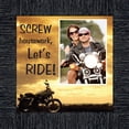 thumbnail image 1 of Classic Motorcycle "Screw Housework, Let's Ride!" Sunset with Personalized Picture Frame, 10X10 9770, 1 of 6